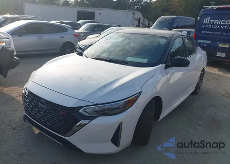 2025 Nissan Sentra Sr из США, поврежденный, VIN 3N1AB8DV4SY225729